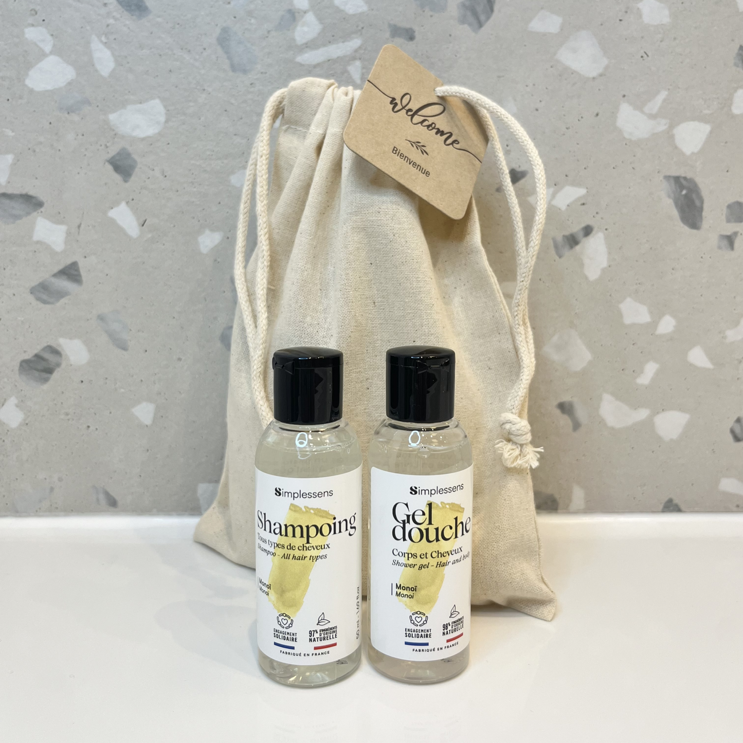 Pack de 10 kits d'accueil naturels et made in France